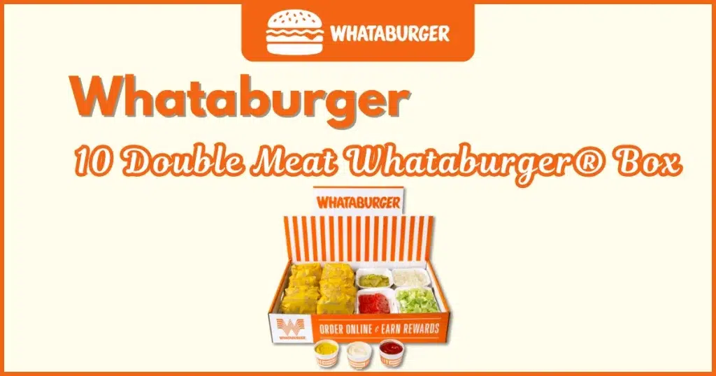10 Double Meat Whataburger Box Price Nutrition and Allergens