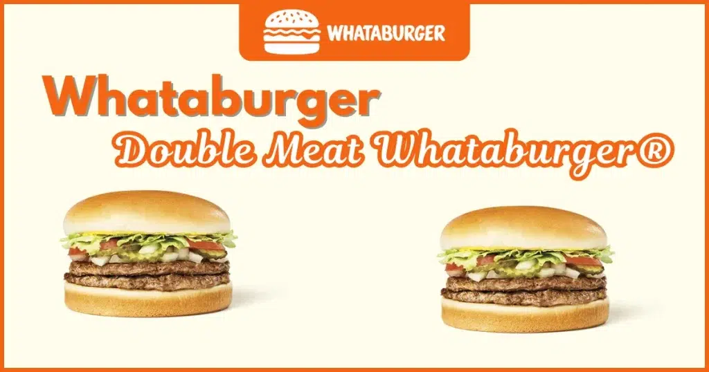 Double Meat Whataburger Price, Nutrition and Allergens