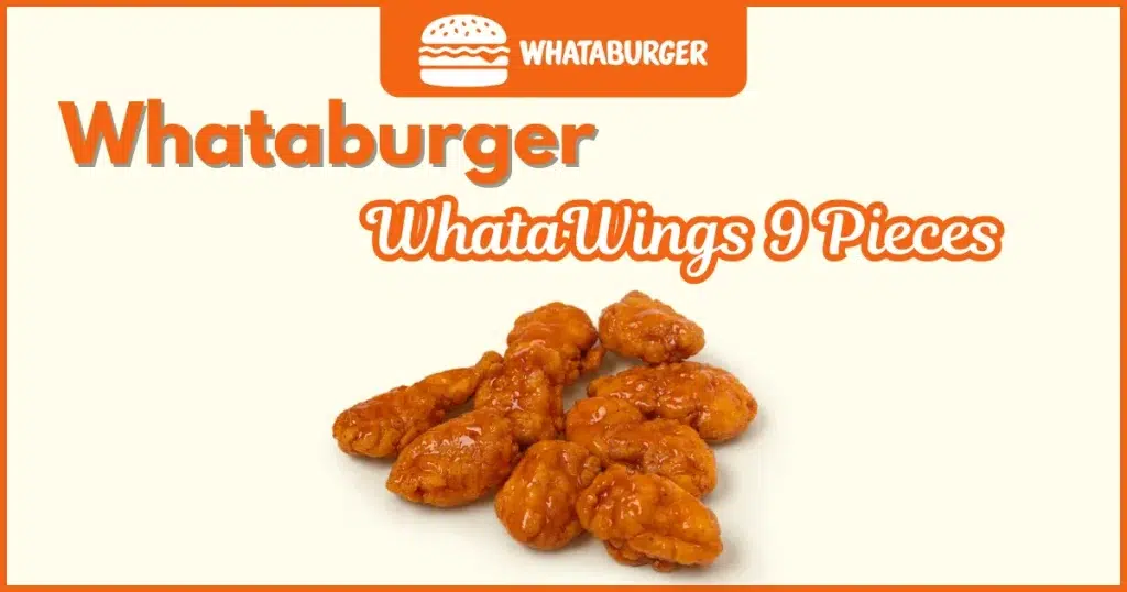 Whataburger WhataWings 9 Piece Price Nutrition and Allergens