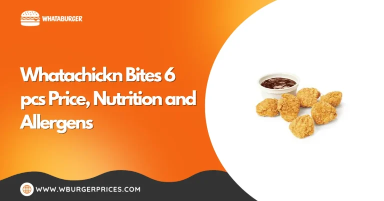 Whatachickn Bites 6 pcs Price, Nutrition and Allergens