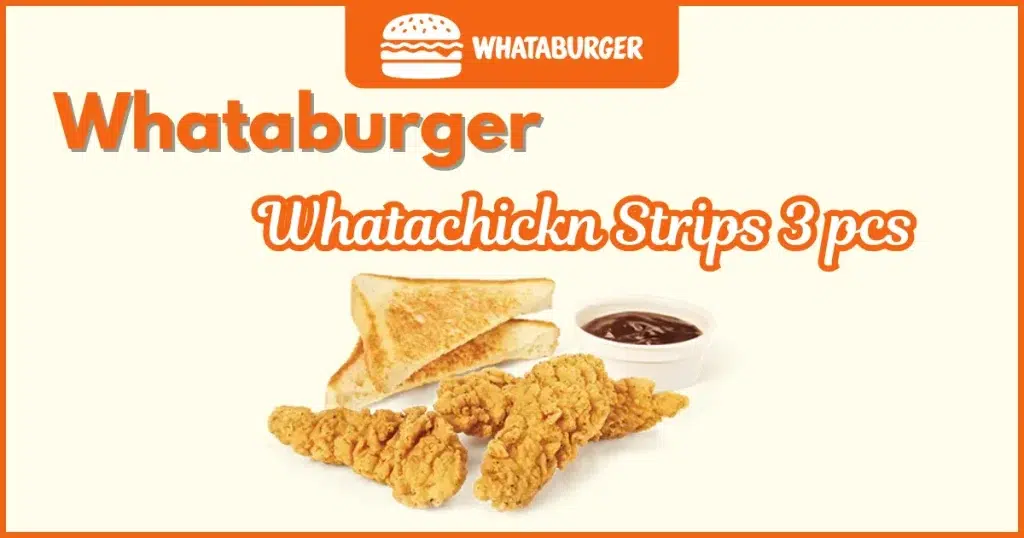 Whatachickn Strips 3 pcs Price Nutrition and Allergens