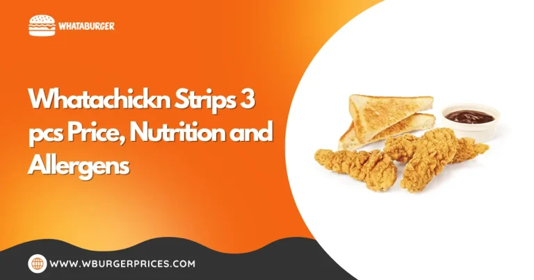 Whatachickn Strips 3 pcs Price, Nutrition and Allergens